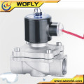 2w-160-15B 1/4''~2'' 0~10 bar stainless steel normally closed water solenoid valve for irrigation system